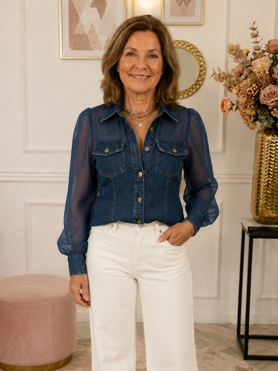 Timeless Denim Blouse | Timeless, Feminine & Effortless