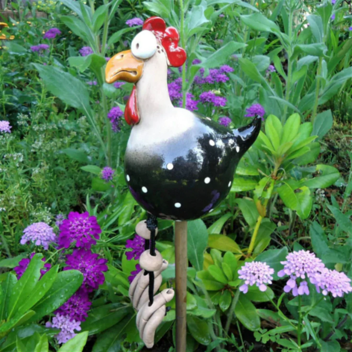 Ceramic Garden Chicken – Handmade, Cheerful & Cozy
