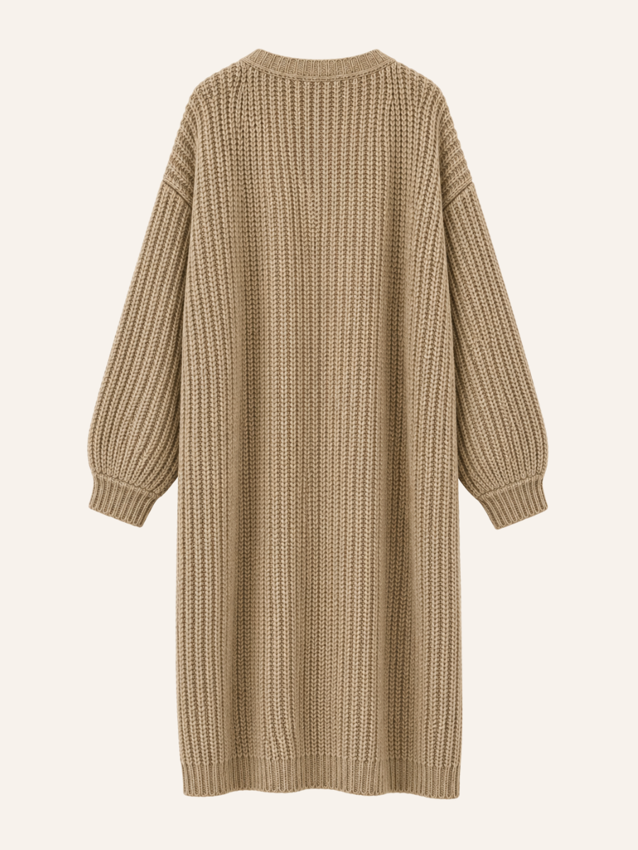 Longline Chunky Knit Cardigan