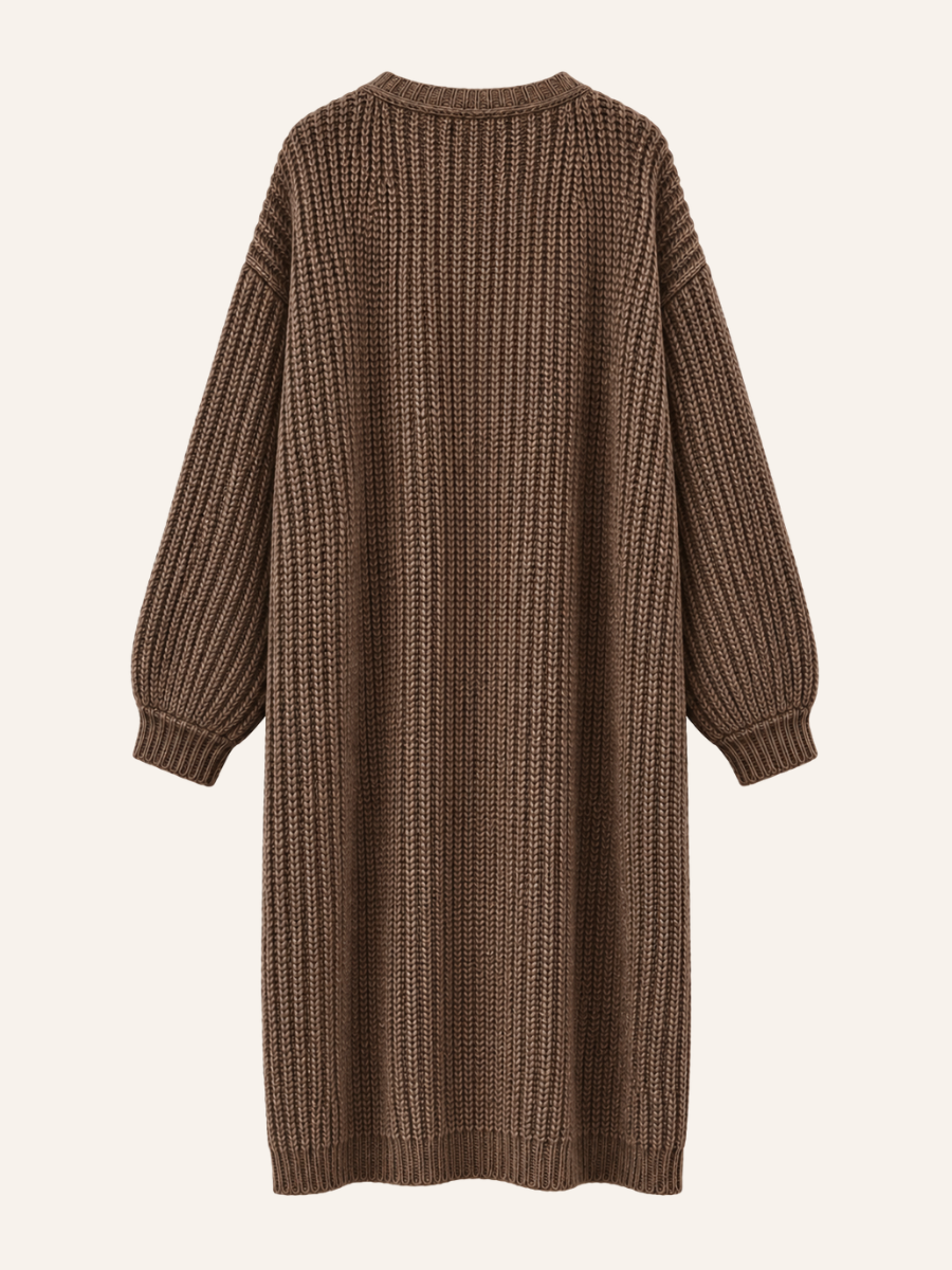 Longline Chunky Knit Cardigan