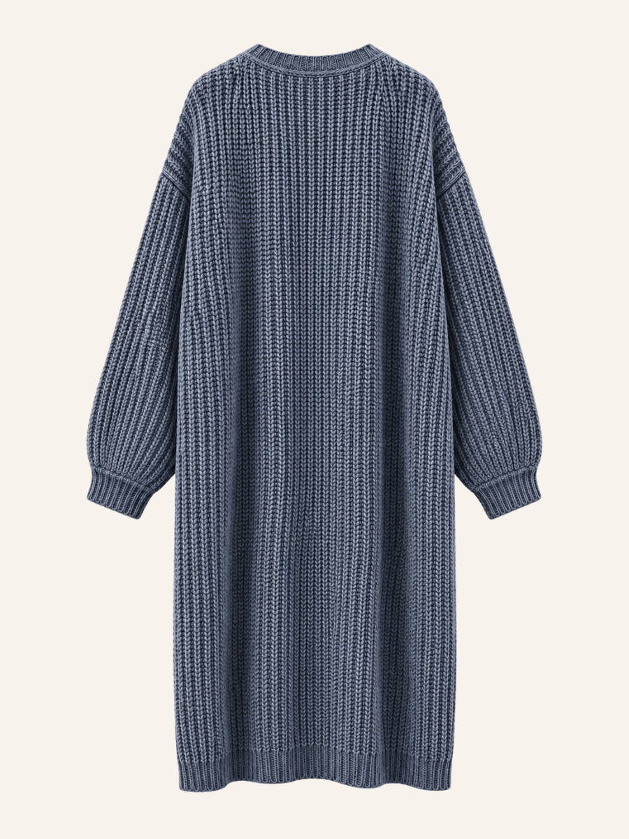 Longline Chunky Knit Cardigan