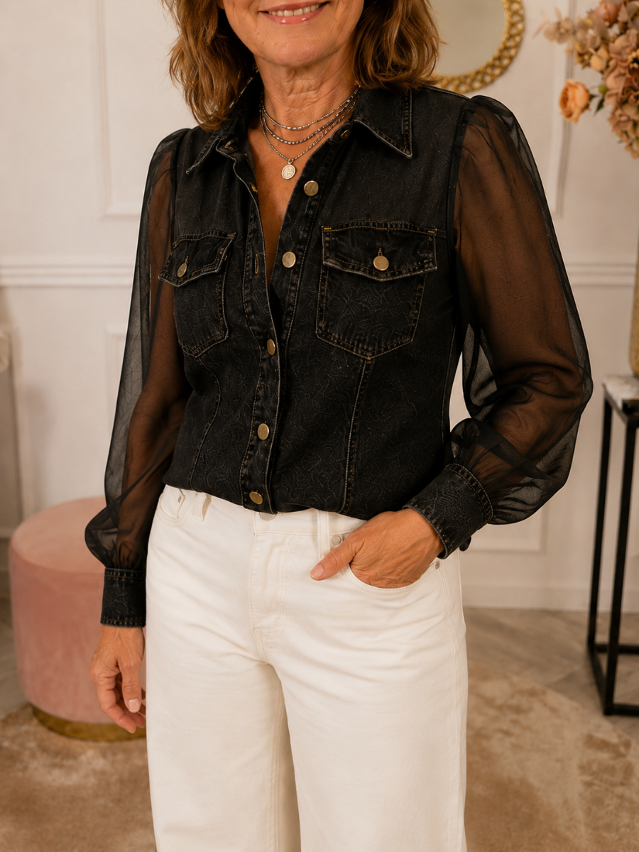 Timeless Denim Blouse | Timeless, Feminine & Effortless