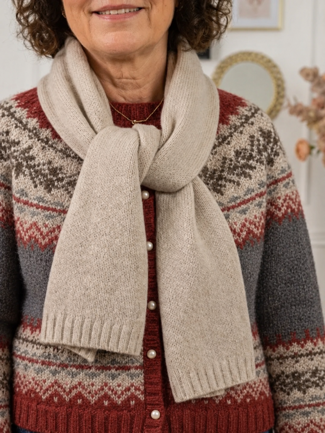 Solid Knit Scarf