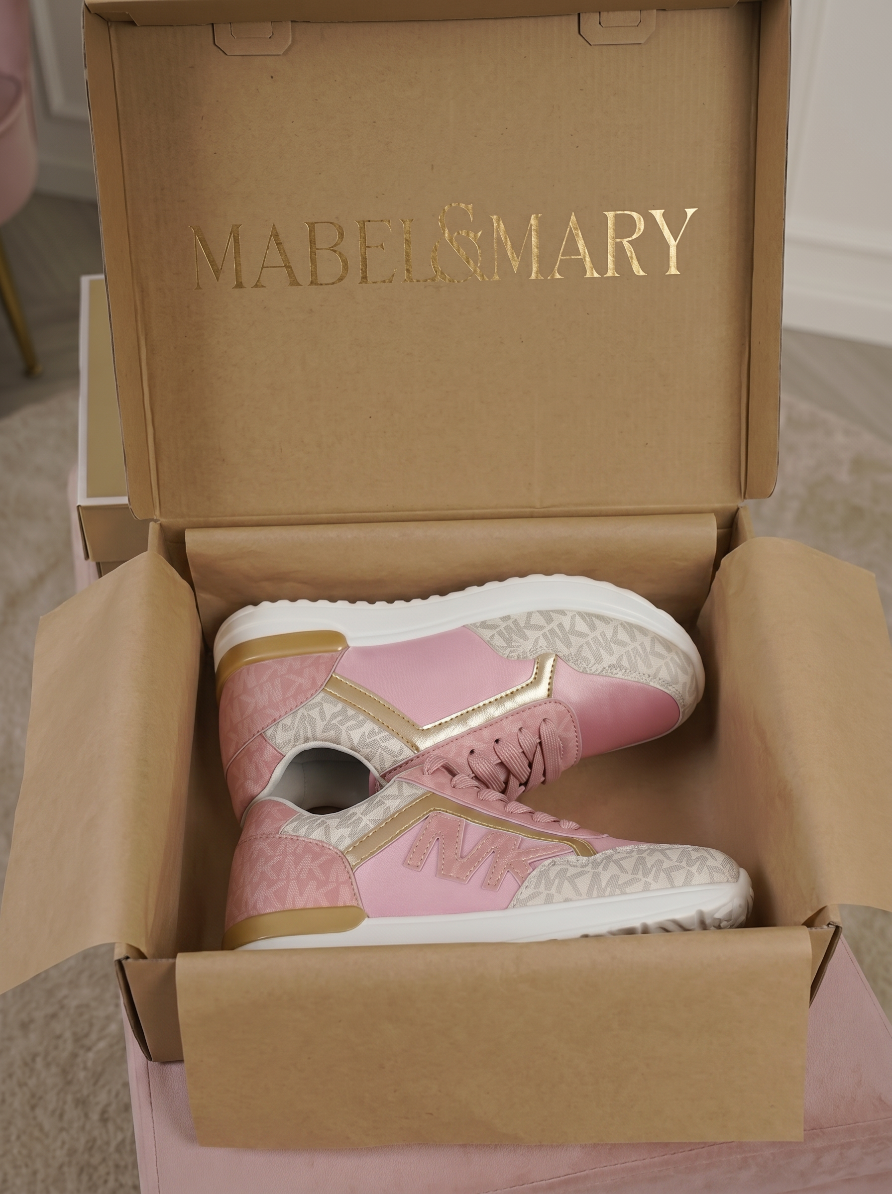 MK Pink Summer Sneaker | Lightweight, Stable & Comfortable