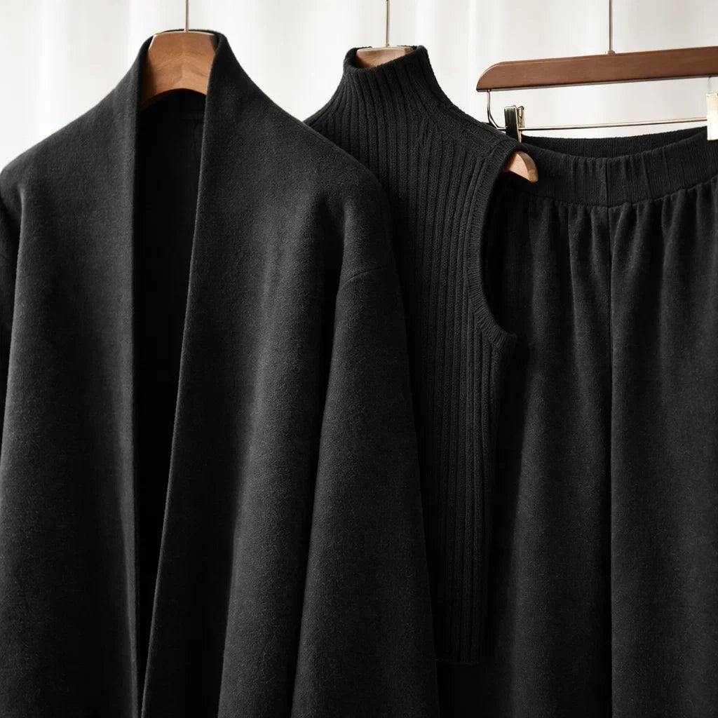 Cashmere Signature Knit Set
