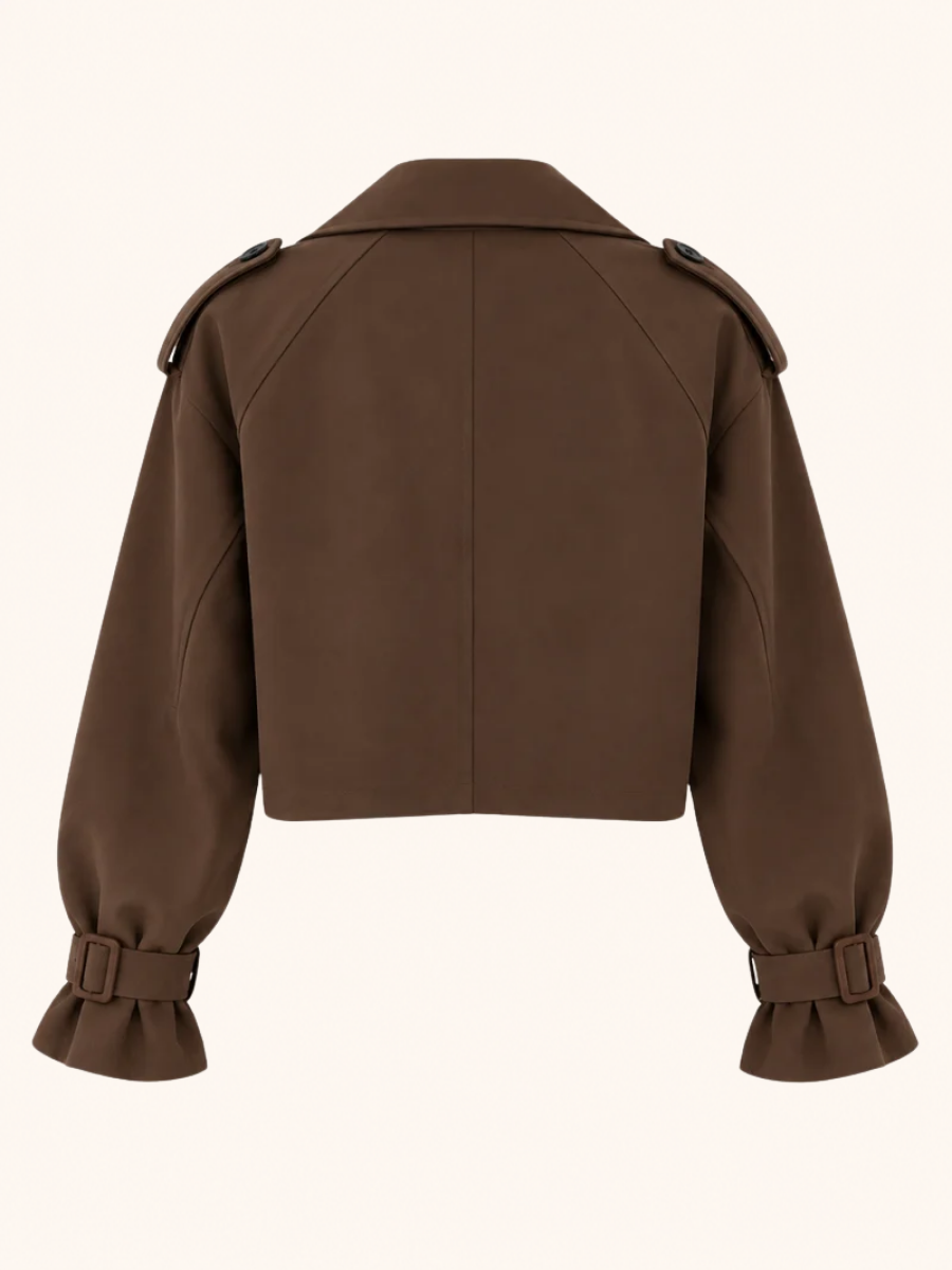 Chaqueta gabardina corta