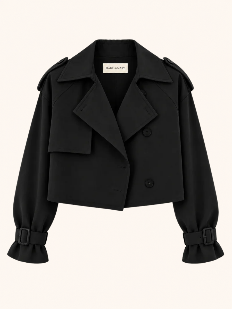 Chaqueta gabardina corta