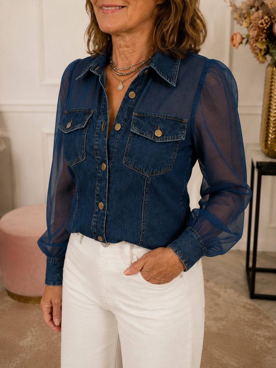 Timeless Denim Blouse | Timeless, Feminine & Effortless