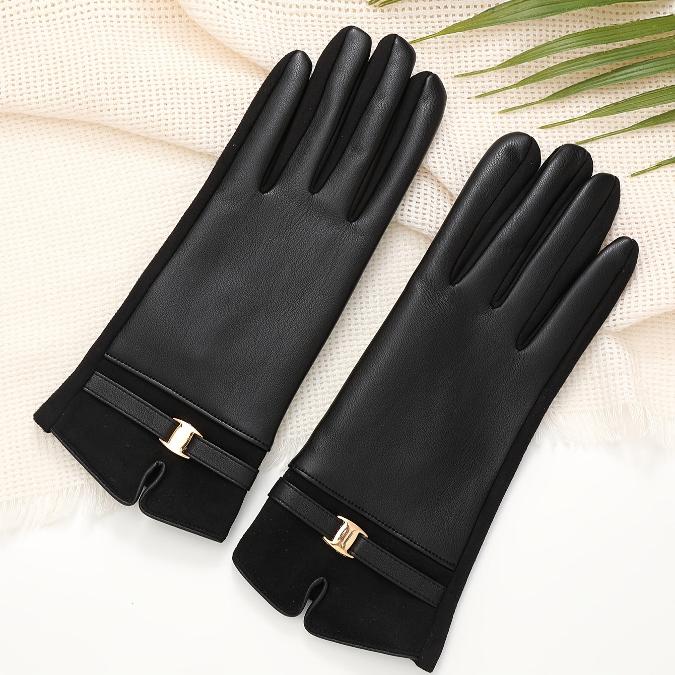 Leather-Look Gloves
