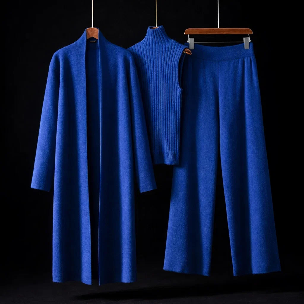 Cashmere Signature Knit Set